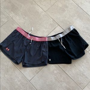 2 under armour shorts